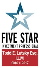 Five Star Investment Professional | Tedd E. Lutsky Esq. LLM | 2016 2017